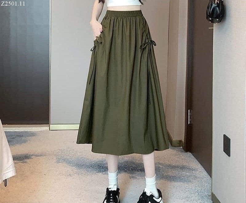Chân váy thô dài , chun sau - Form đẹp | Shopee Việt Nam