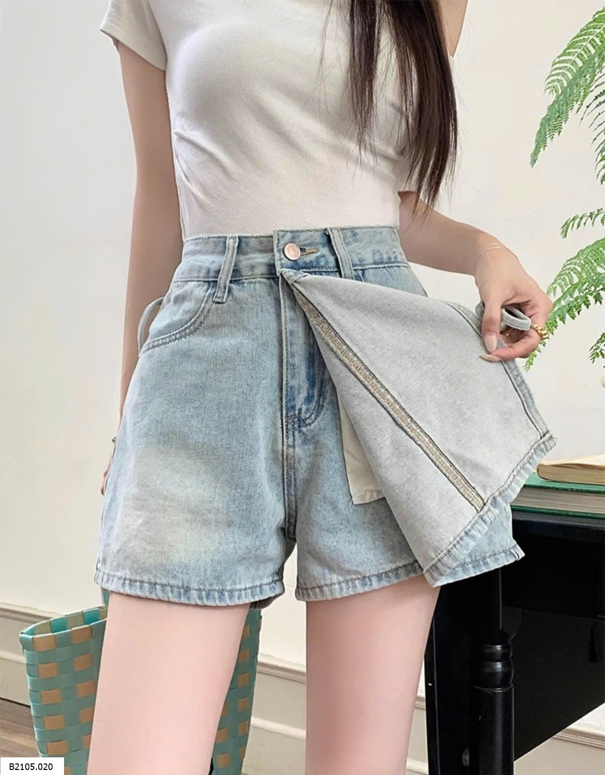 QUẦN SHORT GIẢ VÁY NỮ  Sỉ 129k