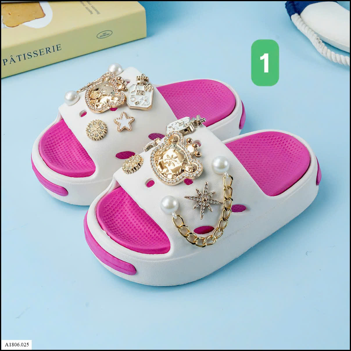 DÉP LÊ EVA CHARM ĐÁ Sỉ 85K