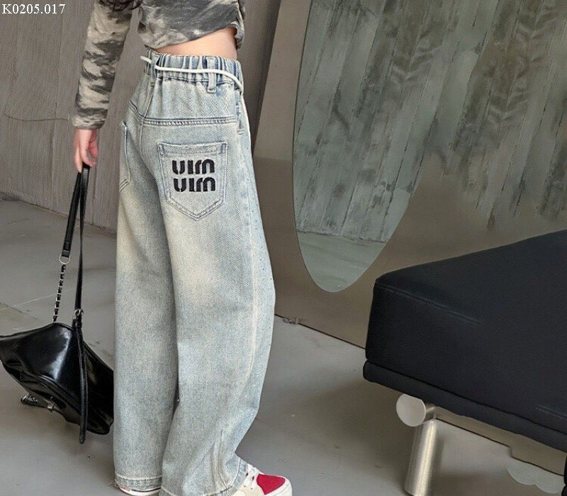 QUẦN JEANS MINMIN CHO BÉ GÁI   Si 160k