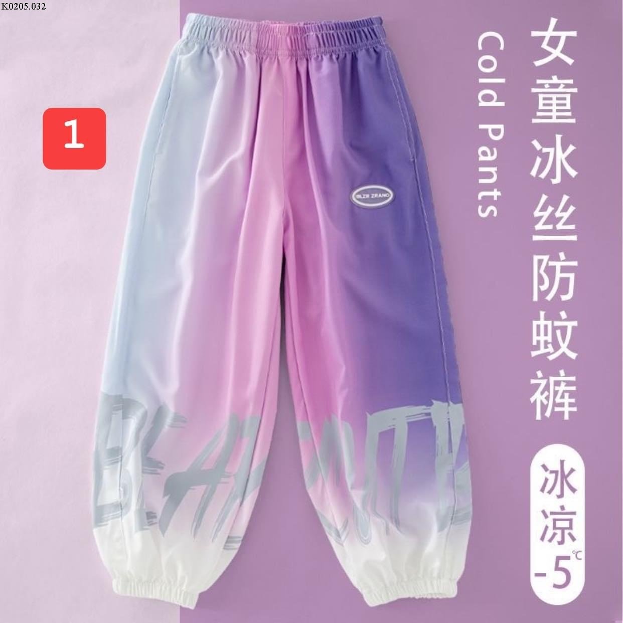 QUẦN JOGGER BÉ GÁI     Si 85k/c