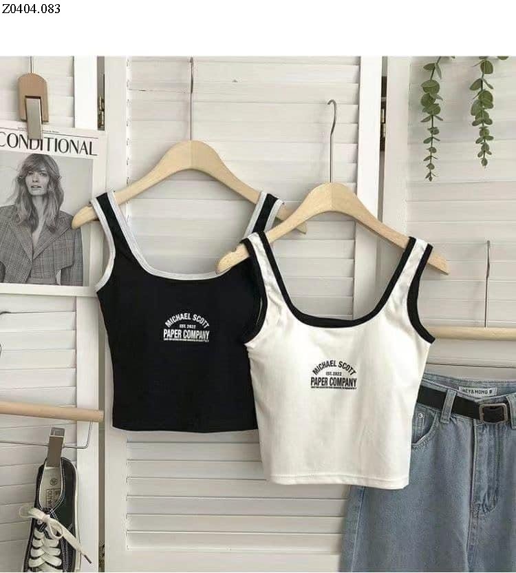 ÁO CROP SÁT NÁCH KÈM BRA  Si 45k/chiếc