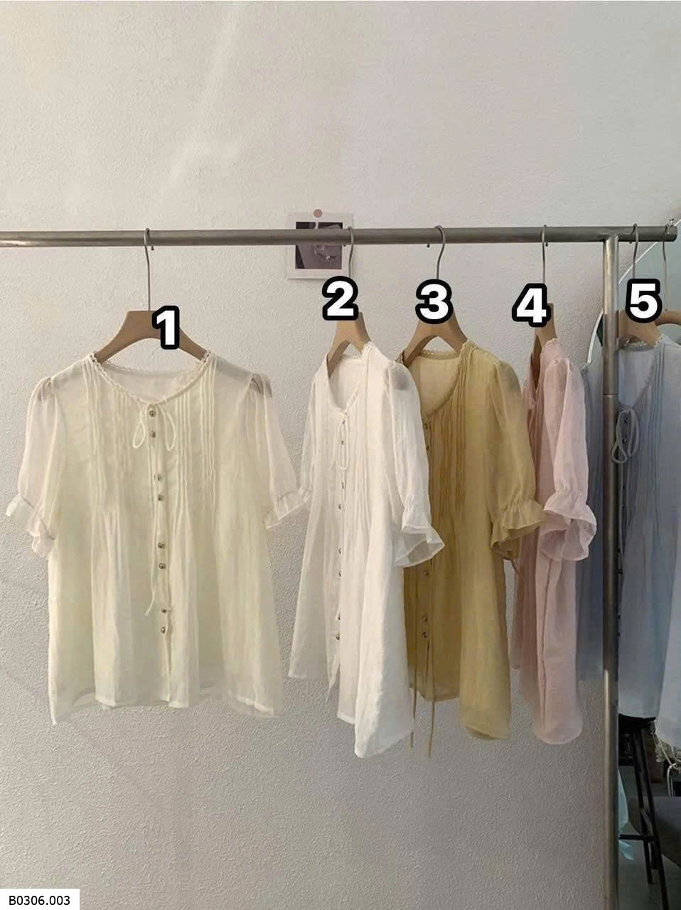 ÁO SƠ MI BABYDOLL NỮ     Sỉ 153k