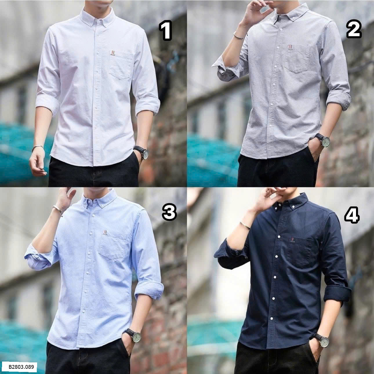 SƠ MI NAM DÀI VÀ CỘC TAY   Sỉ 109k 