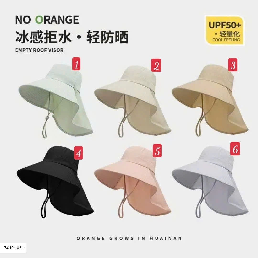  MŨ CHỐNG NẮNG VÀNH RỘNG  Sỉ 34k
