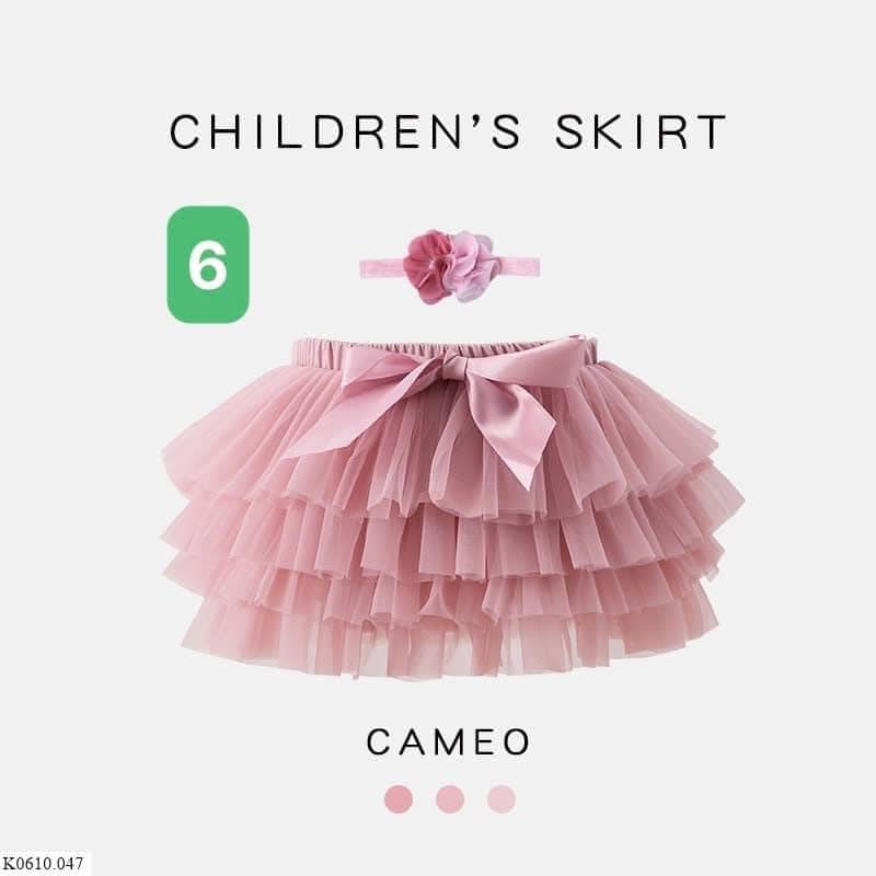 CCHÂN VÁY TUTU CHO BÉ GÁI CHILDREN'S SKIRT SỈ 102K
