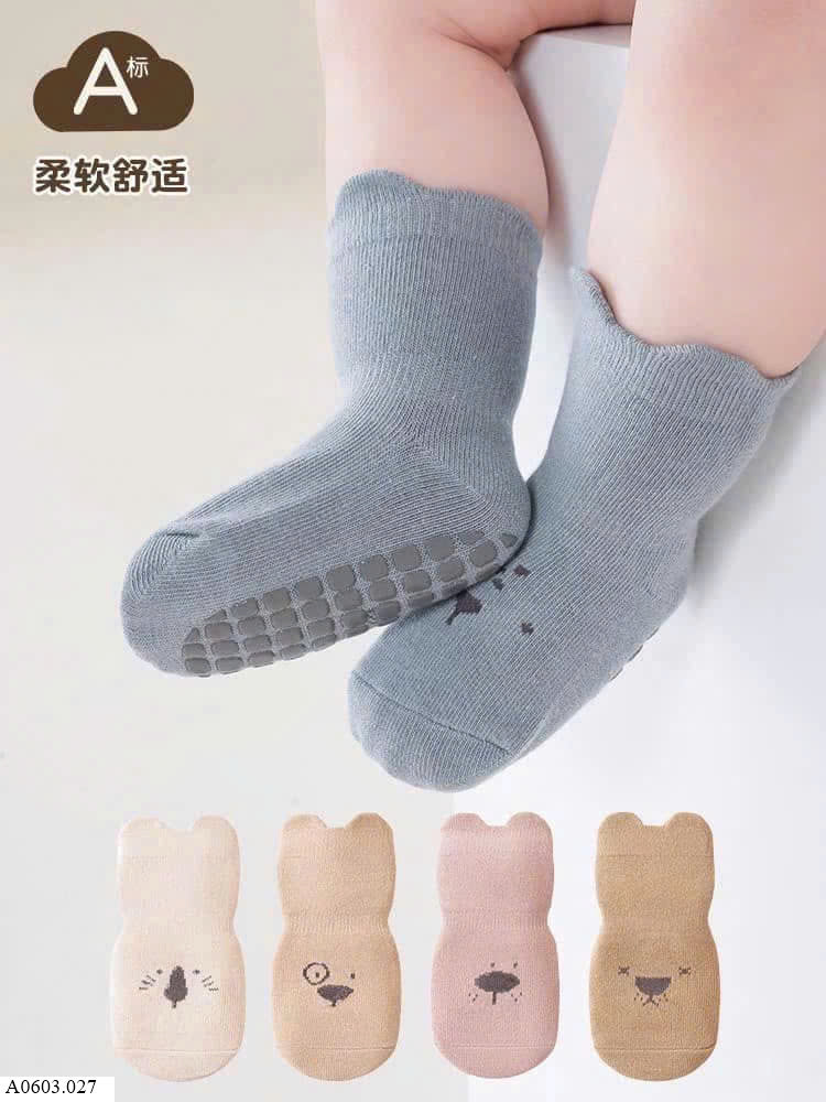 SET 10 ĐÔI TẤT CHỐNG TRƯỢT NEMO Sỉ 87k/ 1 sét 10 đôi mix