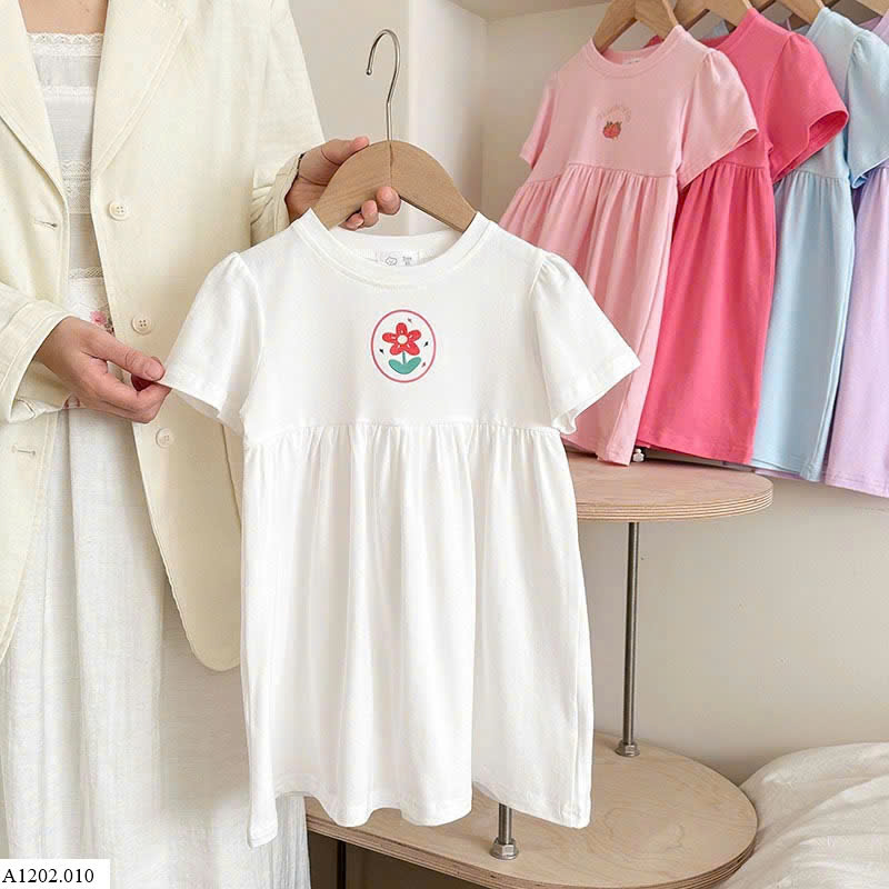 VÁY COTTON HỌA TIẾT XINH XẮN  Sỉ 85k