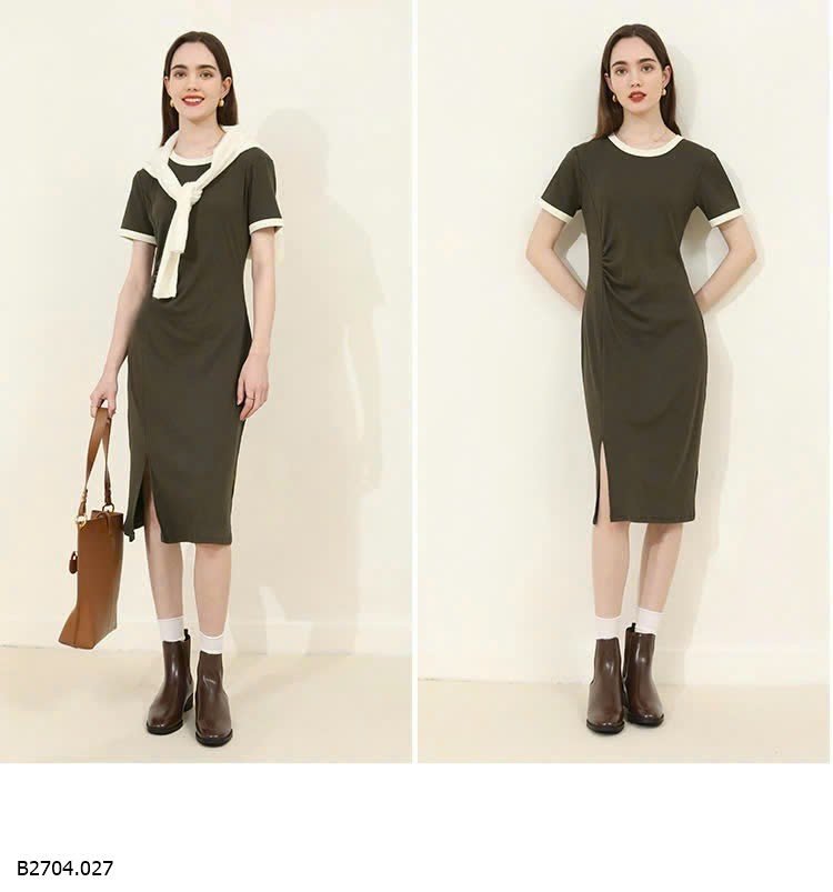 VÁY XẺ TÀ CANVAUS Sỉ 215k