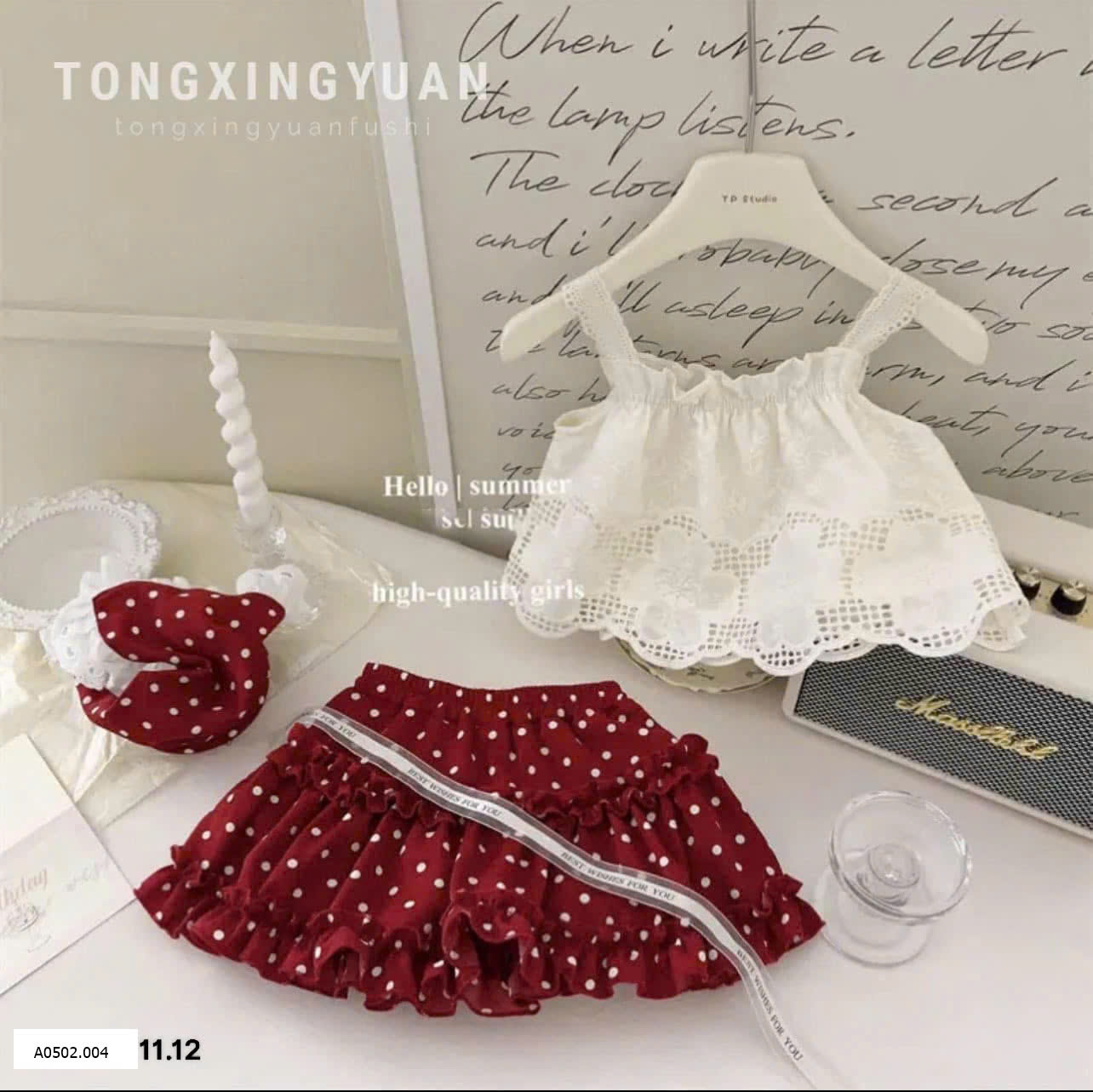 Set 2 dây tặng kèm khăn  Sỉ: 165k/ bộ