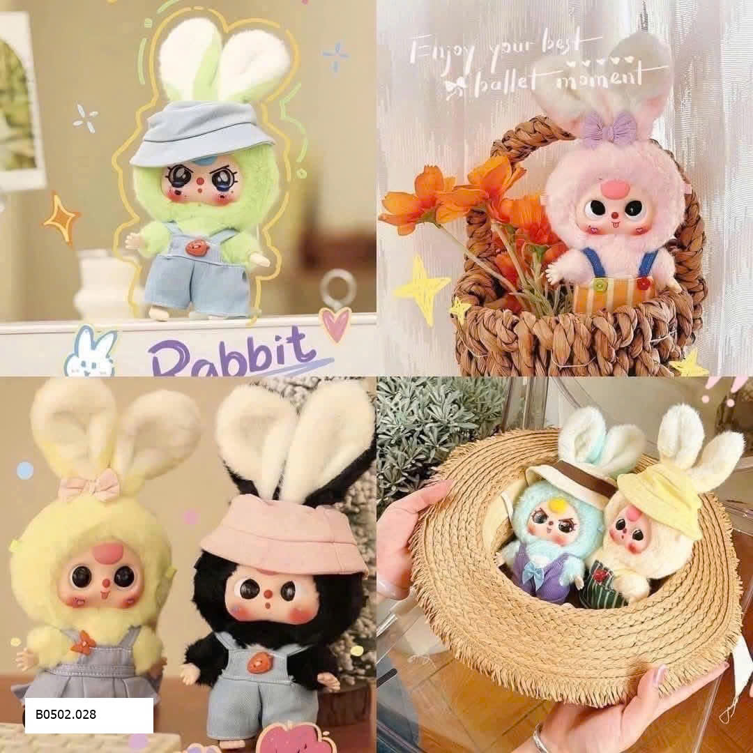 Baby Three Bunny Macaron  Sỉ 215k/con. 1 thùng 6 con: 1230k