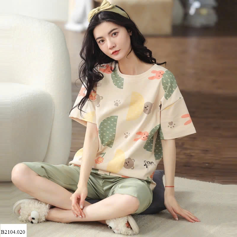 BỘ COTTON LỬNG NỮ  Sỉ 150k
