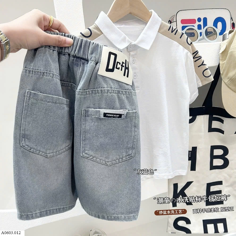 QUẦN SHORT JEAN CHO BÉ TRAI H.ÃNG KACADY Sỉ 105k