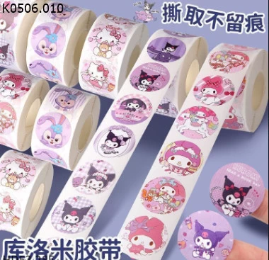 CUỘN STICKER  Sỉ 44k/1 set 6 cuộn