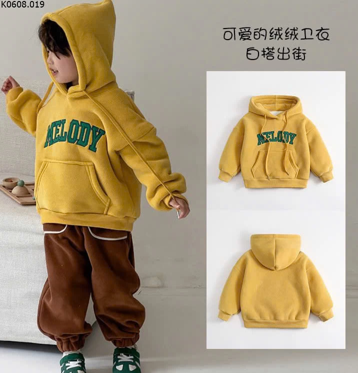 ÁO HOODIE LÓT LÔNG CỪU   Si 164k