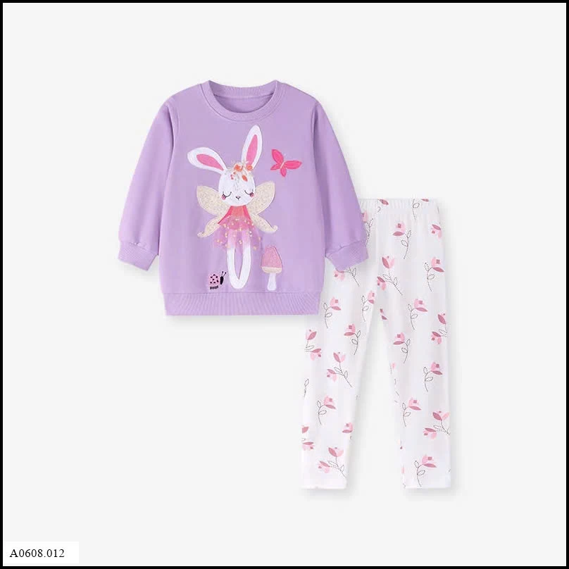 Bộ thỏ dễ thương little maven   Giá sỉ 143k