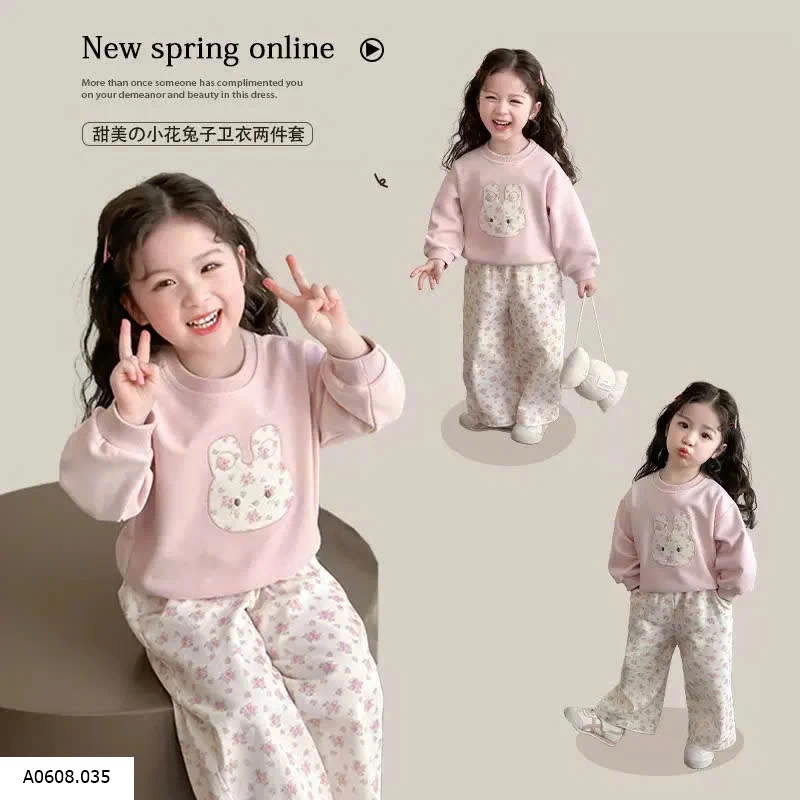 Set áo nỉ + quần denim   Sỉ 210k