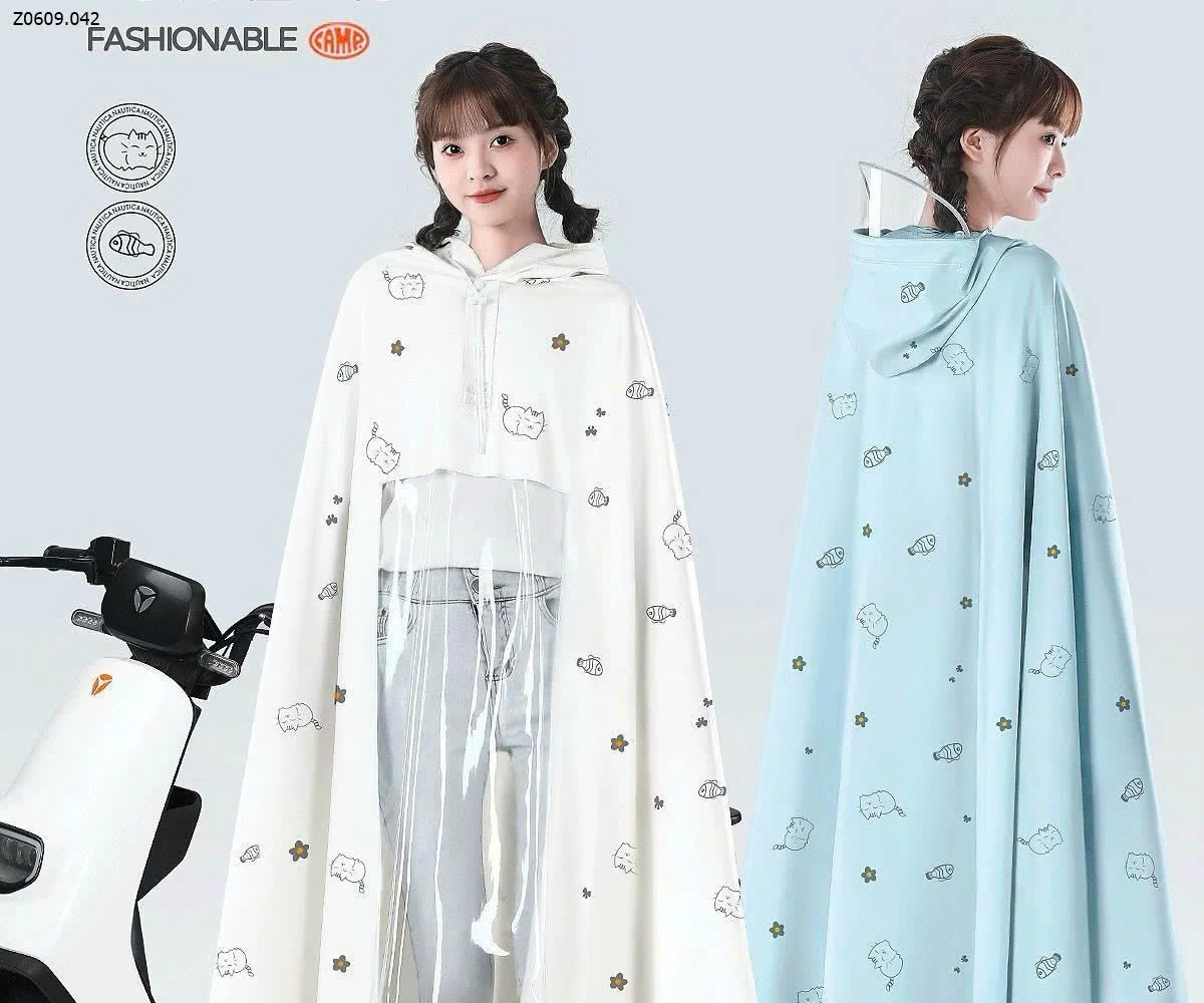 ÁO MƯA WATERPROOF TRÙM MẪU MỚI   Sỉ 115k