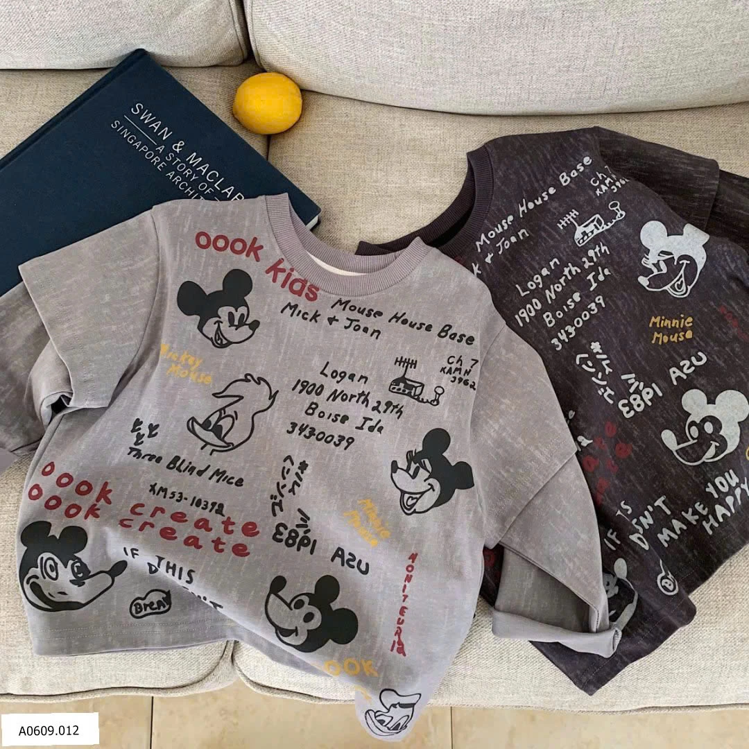 ÁO THUN MICKEY DÀI TAY    Giá sỉ 150k