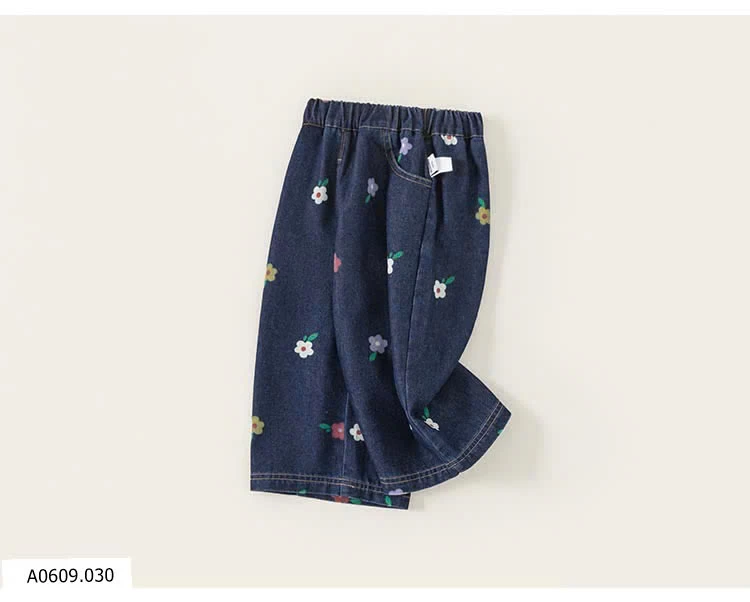 QUẦN JEAN SUÔNG HOA HÃNG BABYCITY   Giá sỉ 179k 