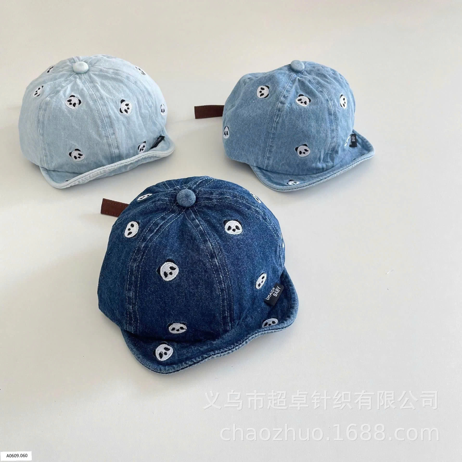 MŨ LƯỠI TRAI MỀM THÊU GẤU PANDA   Giá sỉ 87k 