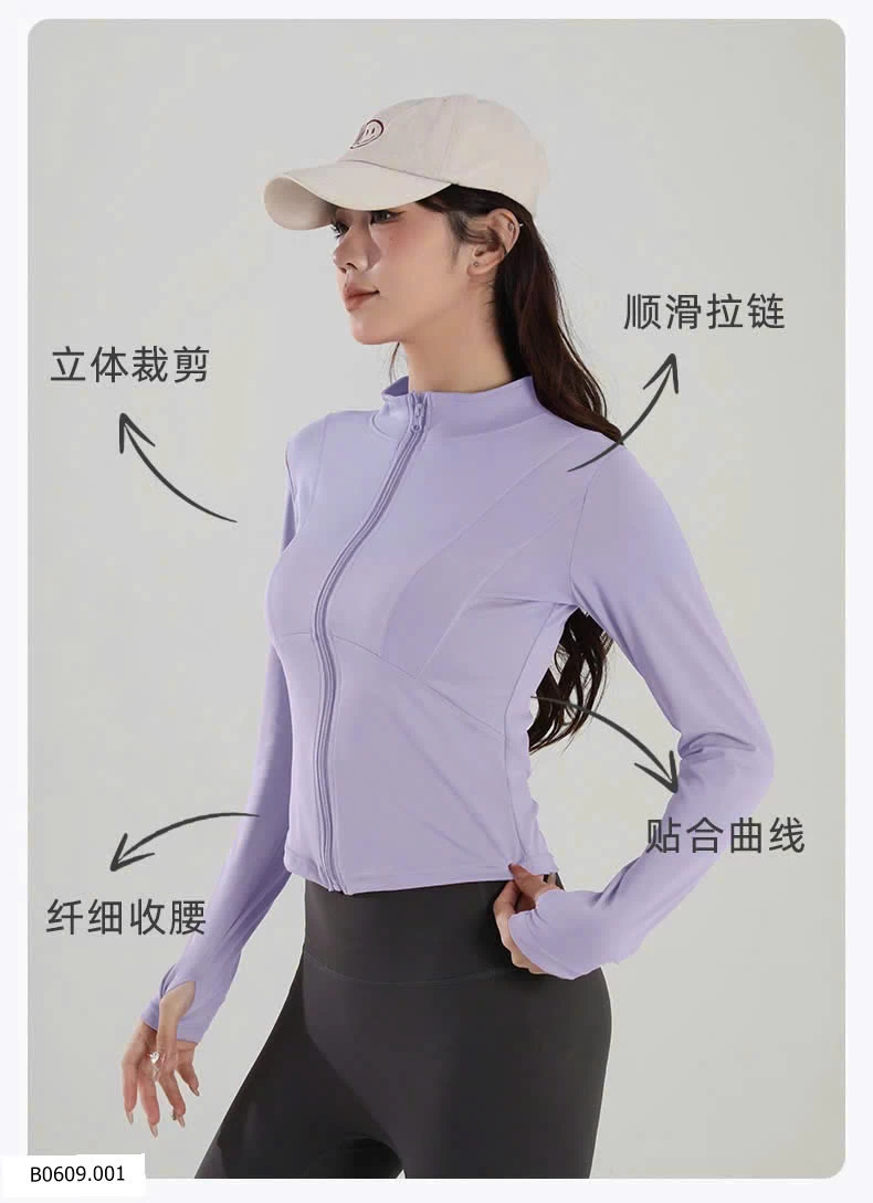 ÁO KHOÁC TẬP DÁNG ÔM   Giá sỉ 149k