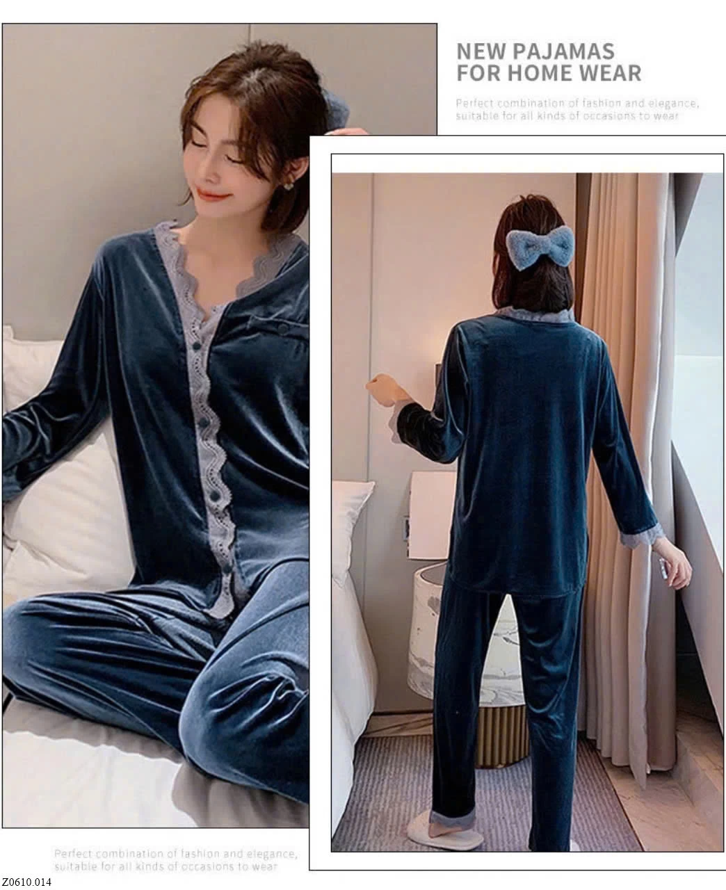 BỘ NHUNG PIJAMA   Sỉ 162k