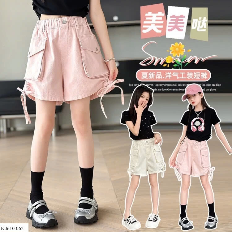 SHORT THÔ DÂY RÚT BG  Sỉ 138k