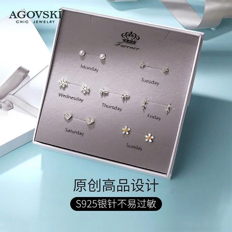 Set Bbông tai chính hãng Agovski Giá sỉ 205kA