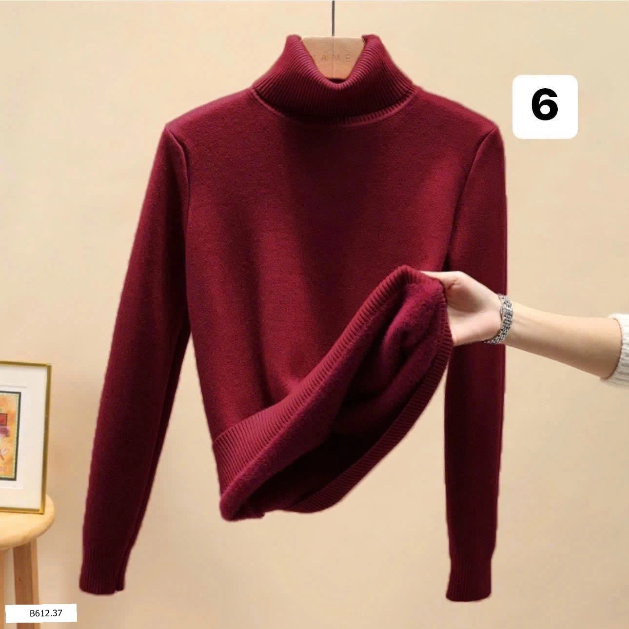 ÁO LEN CỔ CAO LÓT LÔNG  Giá sỉ 130k