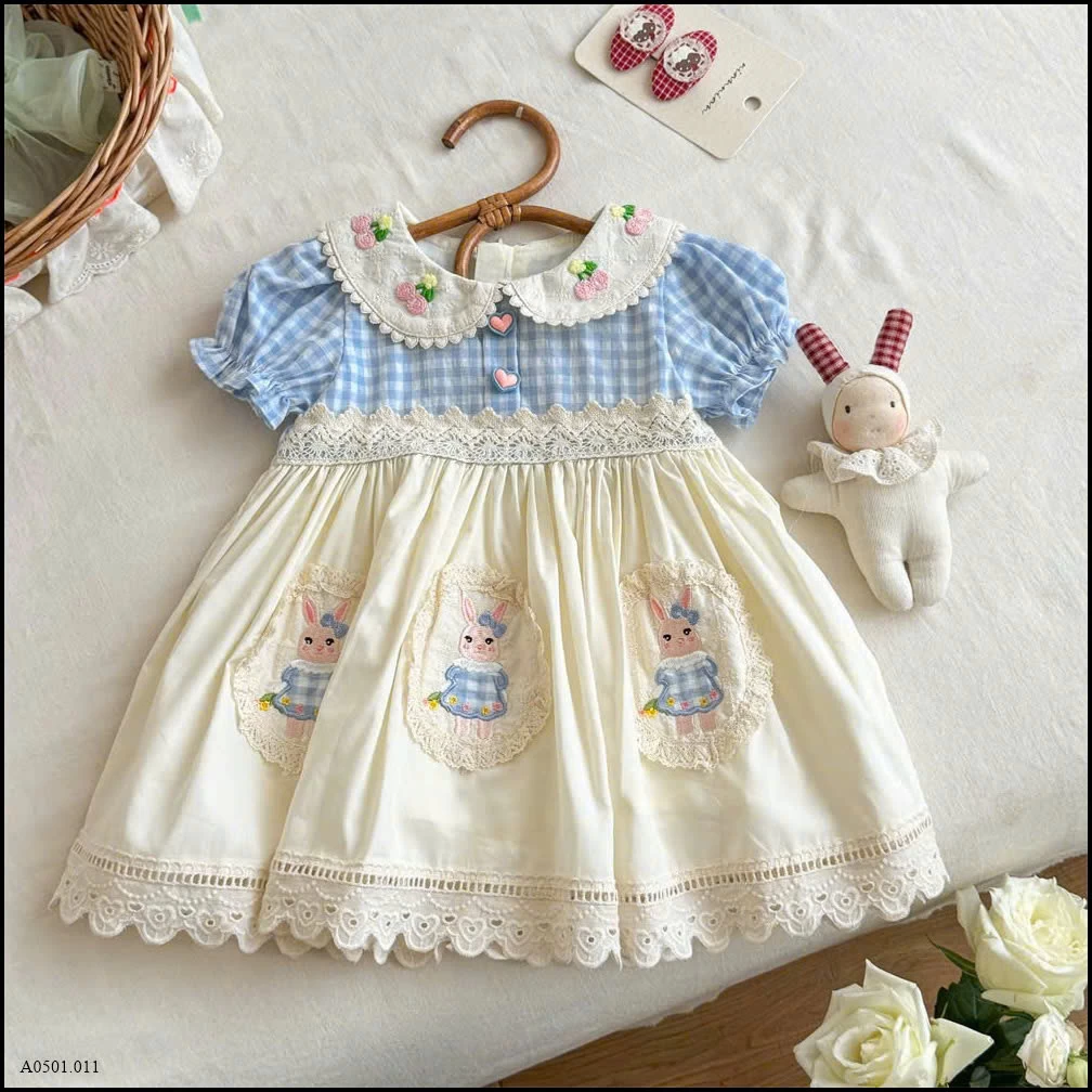 VÁY CÔNG CHÚA CHO BÉ HÃNG NINGLI Giá sỉ 143k