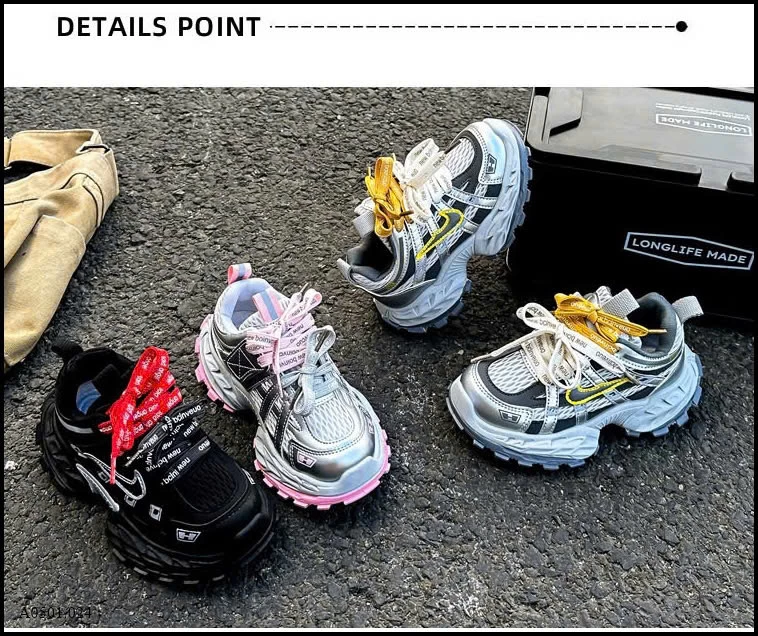 GIÀY THỂ THAO PHỐI MÀU CHO BÉ   Giá sỉ 169k