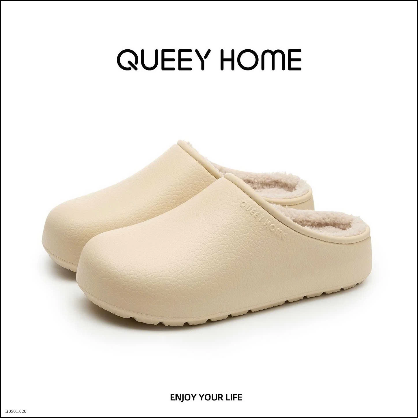 Dép bông chống thấm nước lót lông cừu cho nữ   Giá sỉ 93k