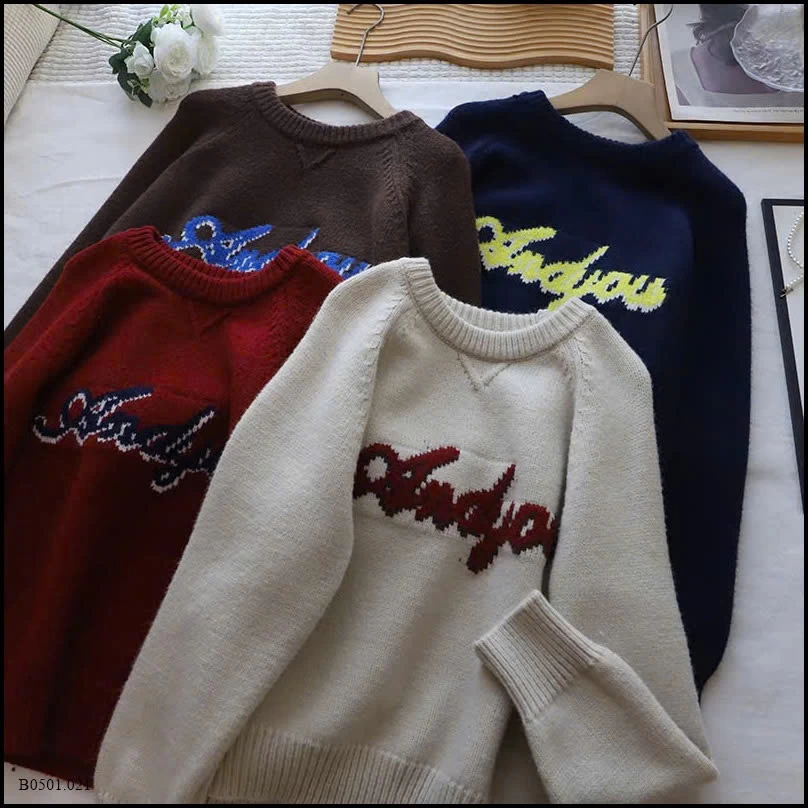 ÁO LEN CHỮ QC FREESIZE    Giá sỉ 225k