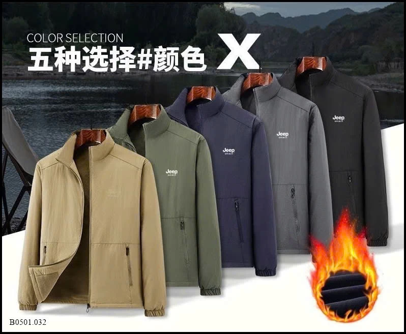 ÁO KHOÁC LÓT NỈ NHÀ JEEP   Giá sỉ 290k