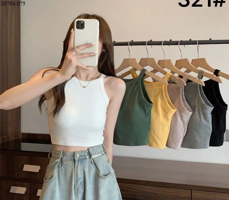 ÁO CROP KÈM BRA CHO CÁC CHỊ EM MÙA HÈ Si 53k/c