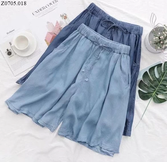 QUẦN SHORT JEAN GIẤY Mền mịn mát mỏng dai  Si 110k