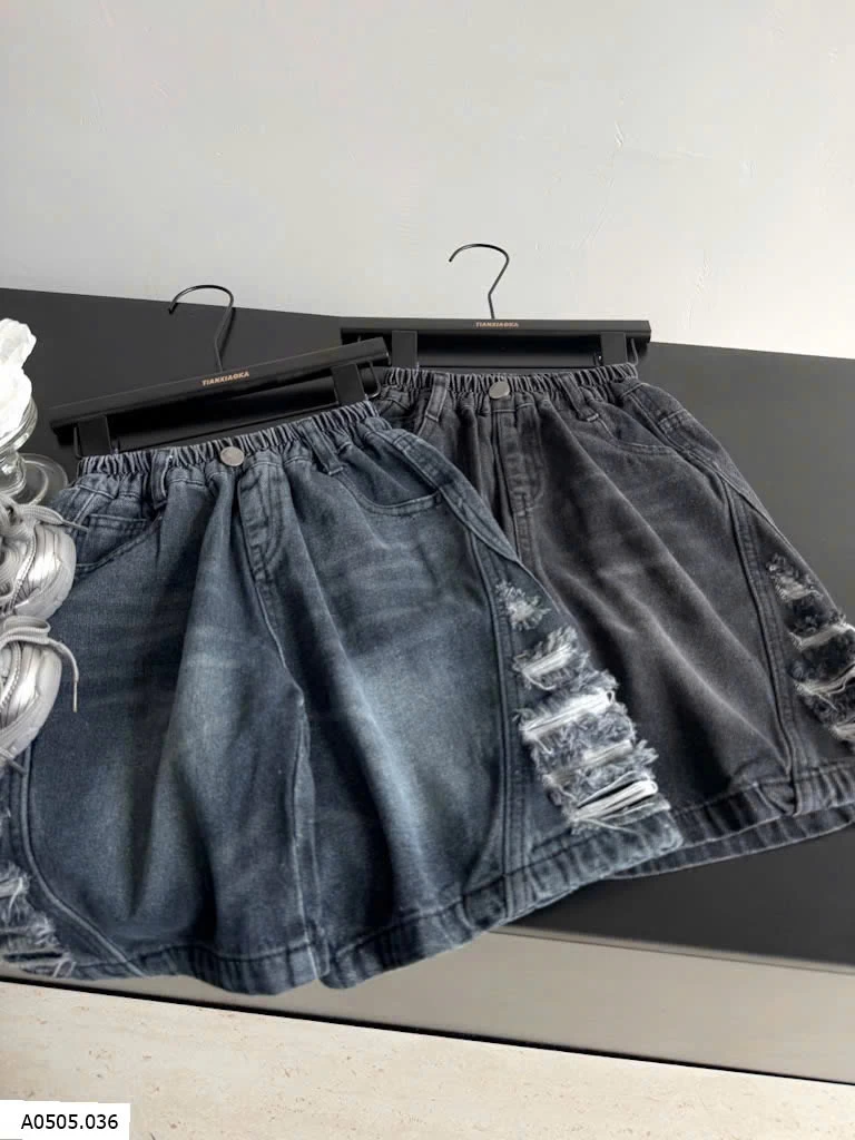 QUẦN SHORT JEAN RÁCH  Sỉ 156k 