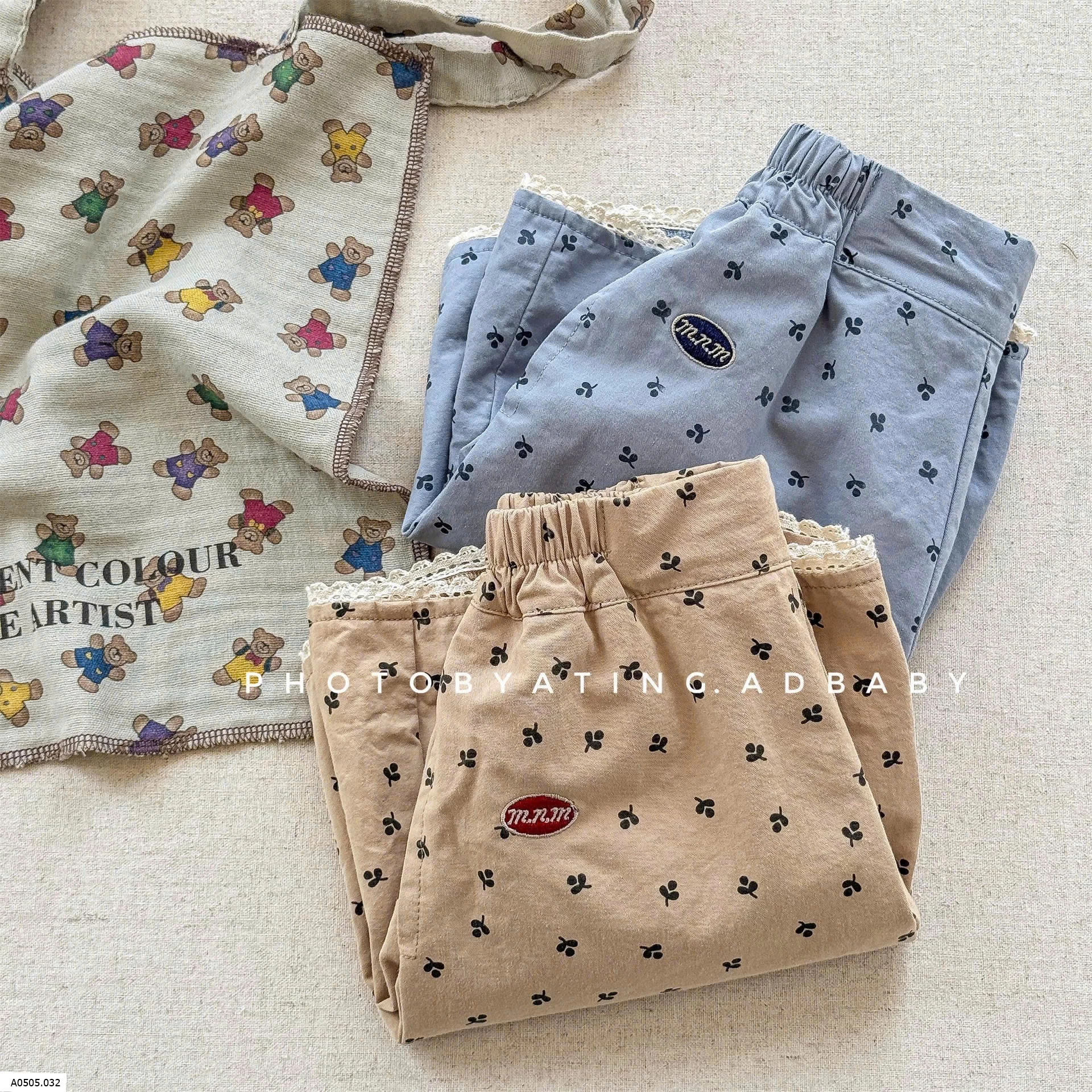 SHORT THÔ IN HOA NHÍ  Sỉ 129k