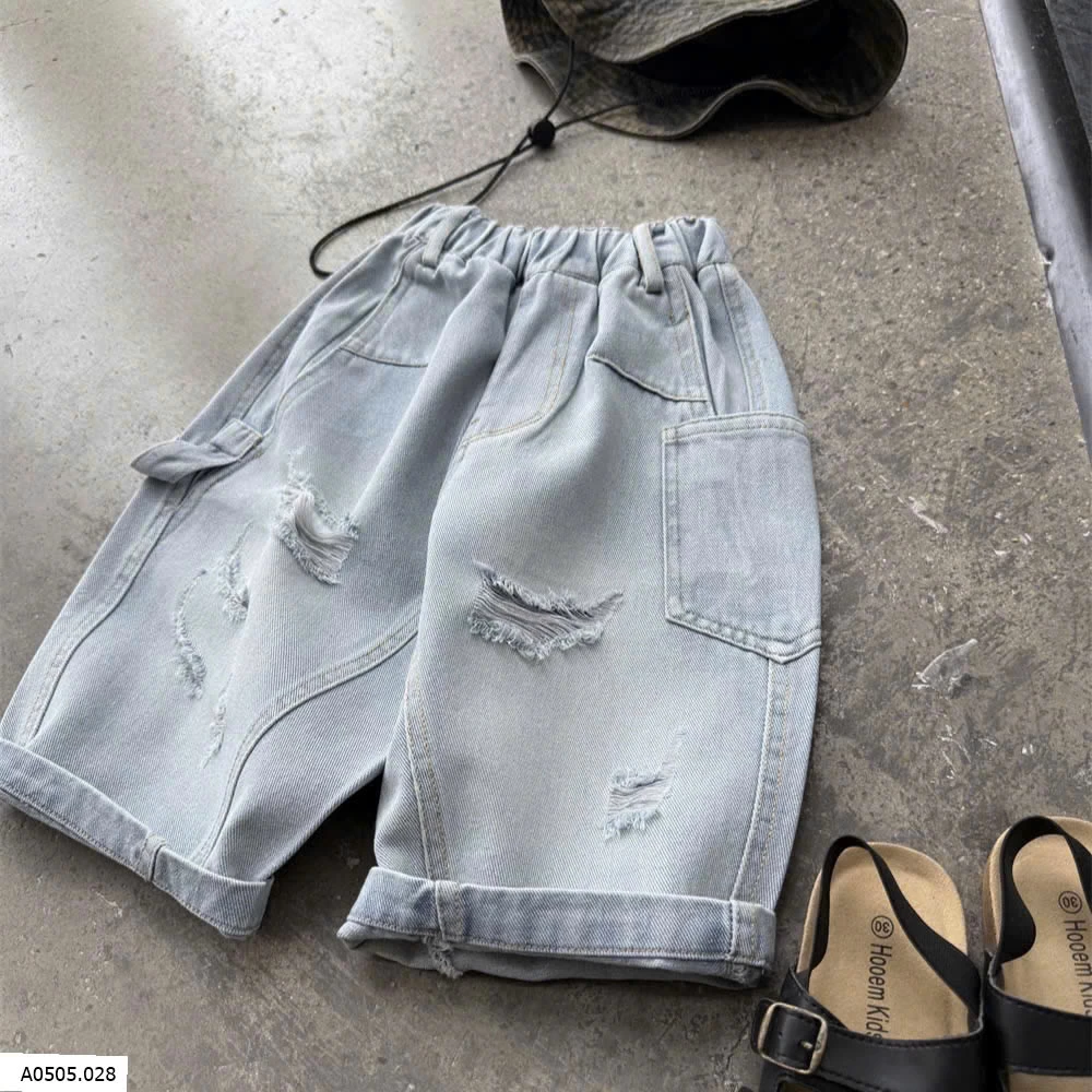 QUẦN LỬNG DENIM RÁCH  Sỉ 185k 