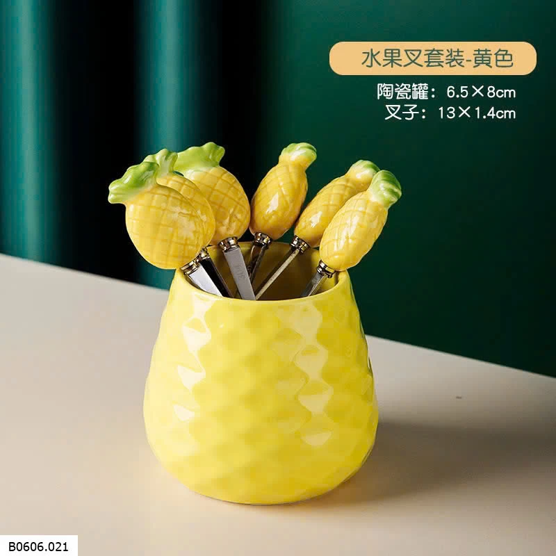 Set nĩa ăn hoa quả Sỉ 92k 