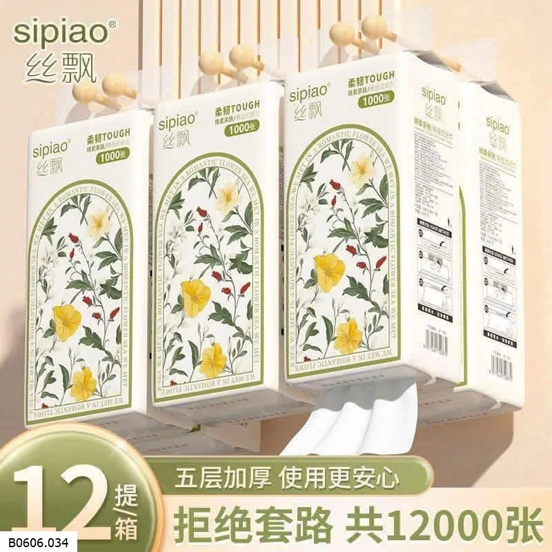 GIẤY TREO SIPIAO  Sỉ 165k/thùng 12 gói x 1000 tờ