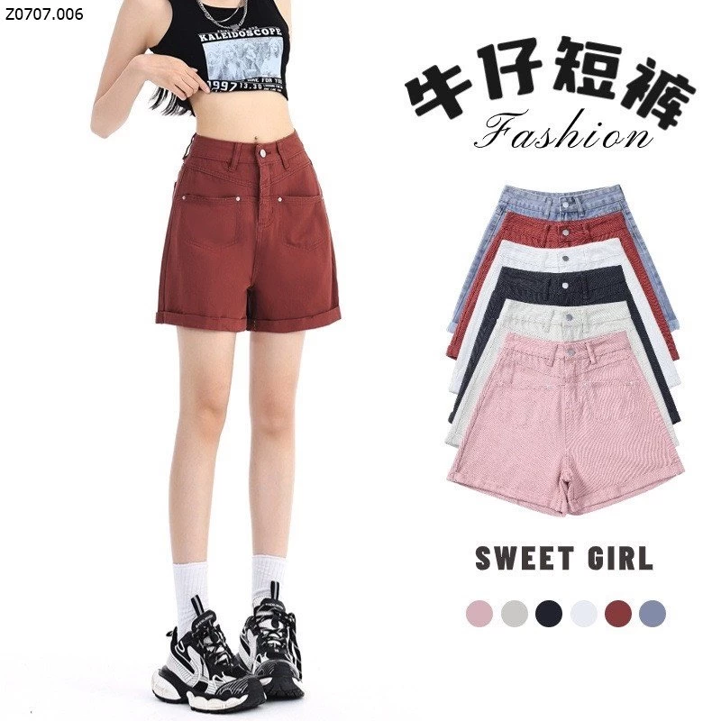 QUẦN SHORT NỮ CẠP CAO   Si 125K 