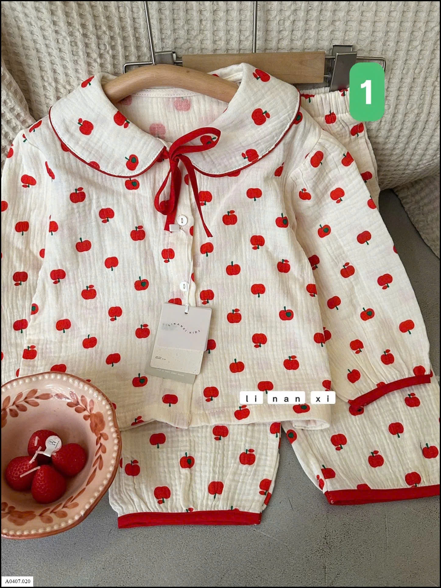 SET PIJAMA DÀI TAY HÃNG LINANXI Sỉ giá 185k
