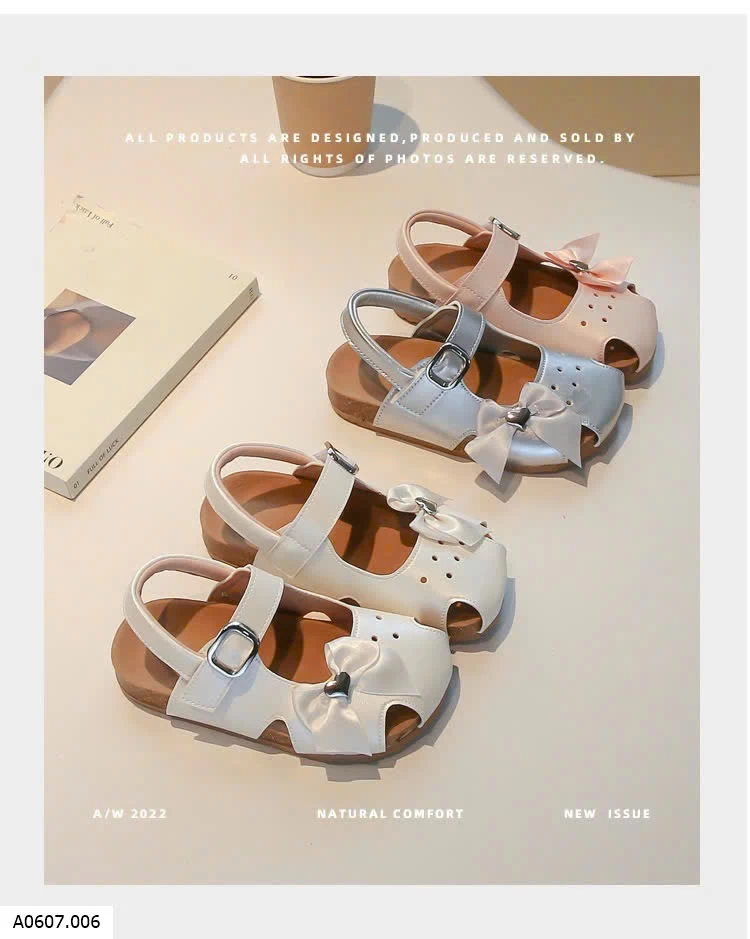 SANDAL RỌ NƠ BÉ GÁI Sỉ giá sz 22-25: 128k  sz 26-30: 138k  sz 31-33: 148k 