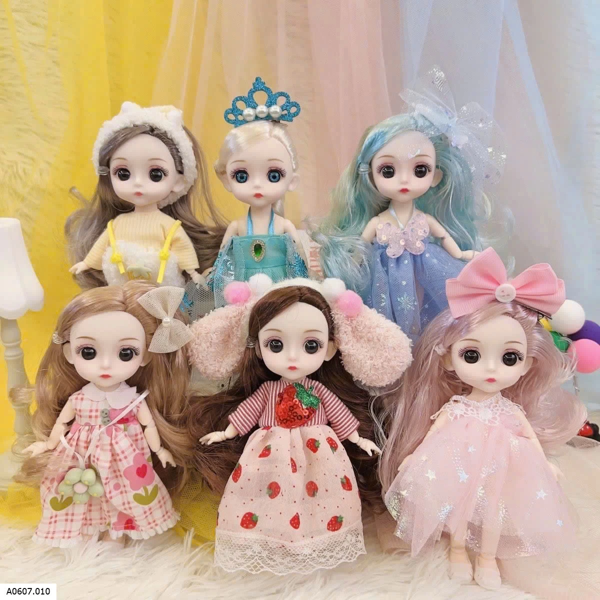 SET 5 BÚP BÊ XINH BÉ Sỉ giá 130k/set