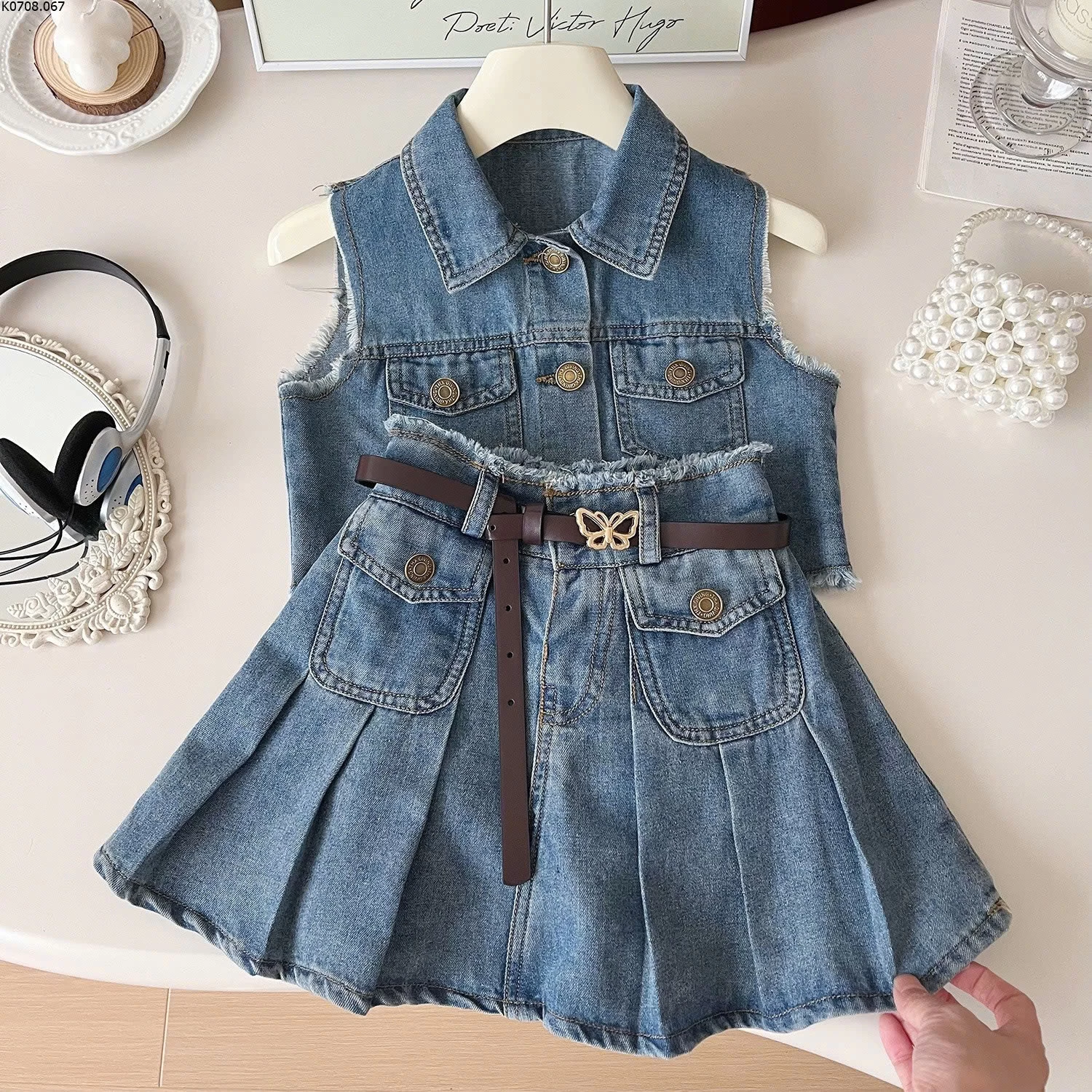 SET DENIM BÉ GÁI  Si 178K