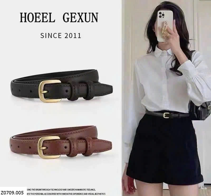 SET 3 BELT DA PU  Sỉ 62k/1 set 3 chiếc mix màu