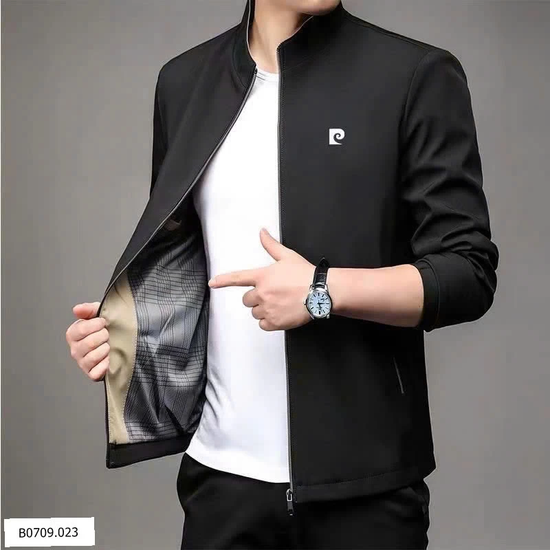 Áo khoác nam cổ đứng pierrecardin   Giá sỉ 256k