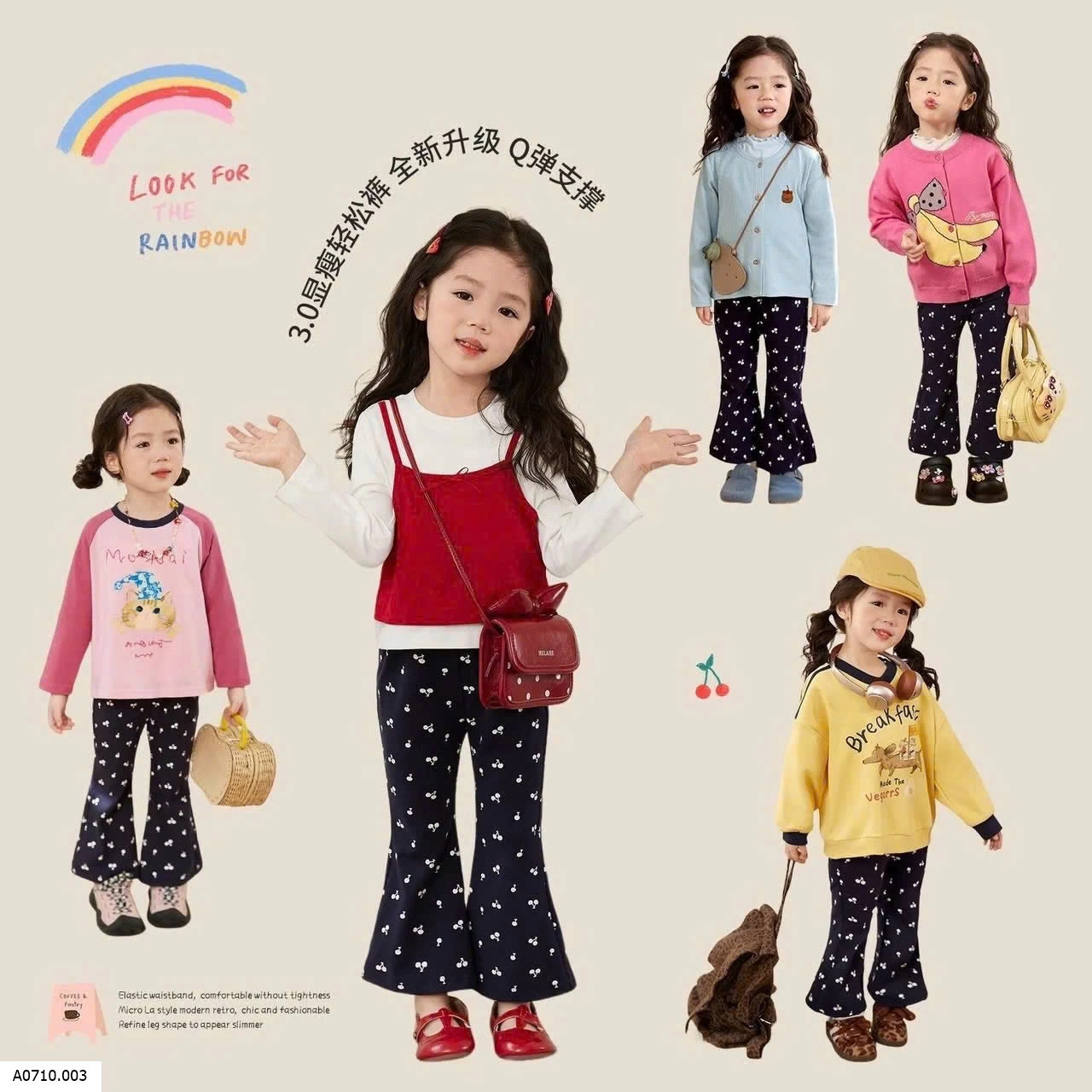 QUẦN LOE KITTY   Giá sỉ 42k